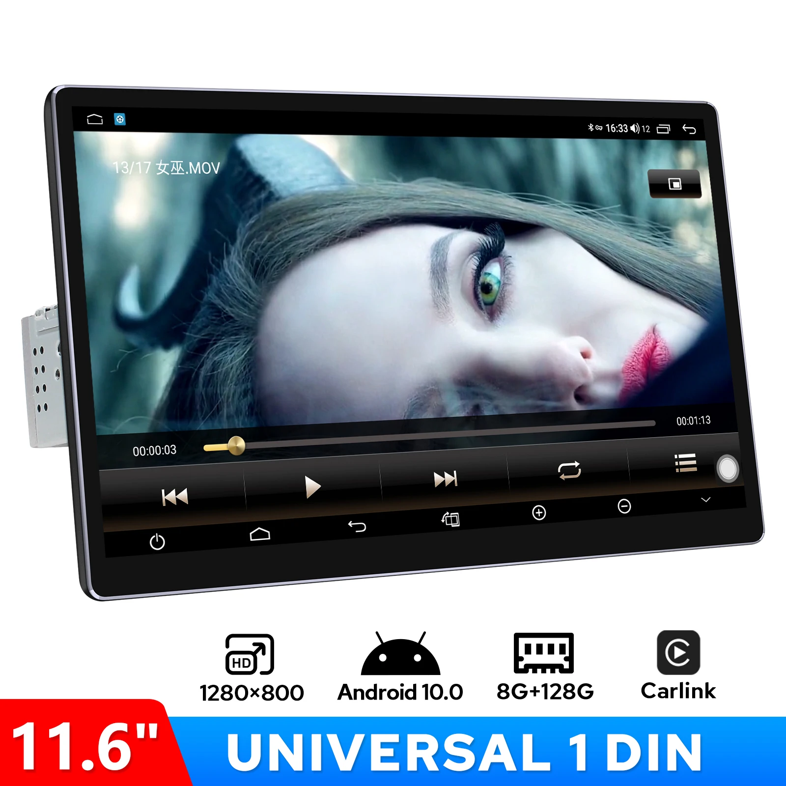 

Автомобильный радиоприемник Joying Android, стереоприемник, универсальный Головной блок, мультимедийный плеер, беспроводной Автомобильный плеер Android Carplay, автомобильная аудиосистема