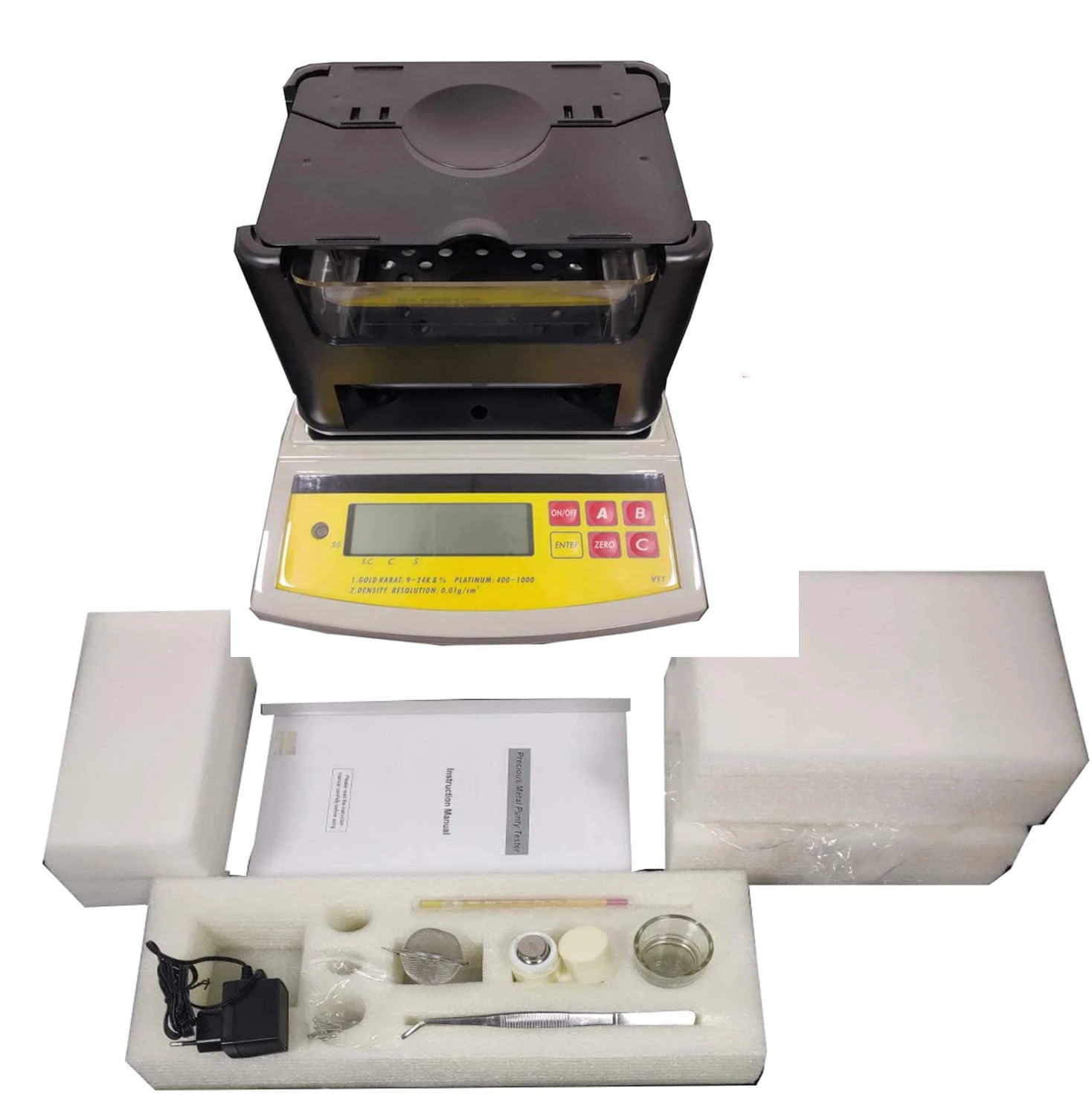 Precious Metal Gold Purity Analyzer Tester Digital Gold Carat Testing