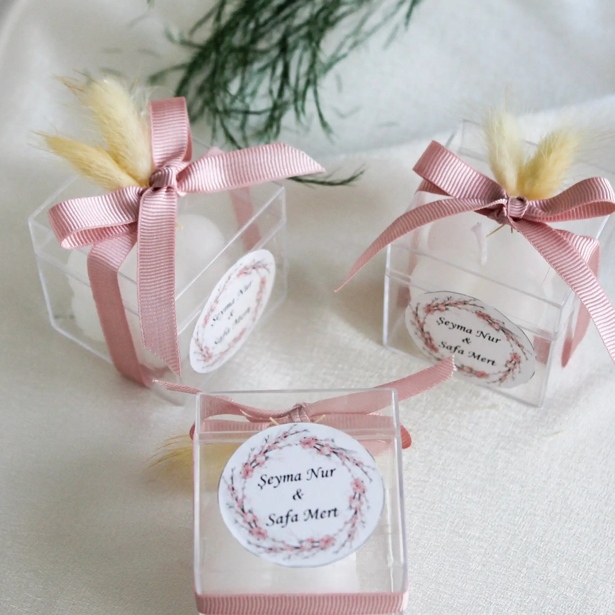 Wedding candle flower gift bag personalized rustic decoration gift marriage christening candle favor for guests 12 A8e80cada1f7e4b9d99deb9bc794caba9T