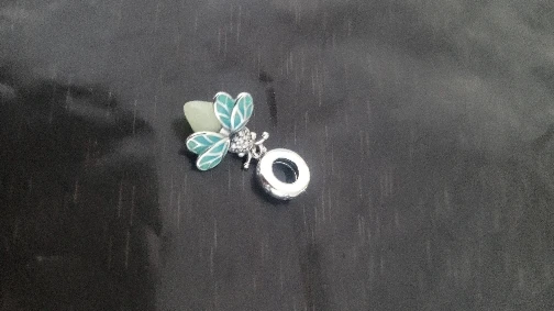 2025 gran oferta dijes cuentas de Plata de Ley 925 mariposa rosa luciérnaga luminosa cuelga brazalete pulsera collar joyería DIY photo review