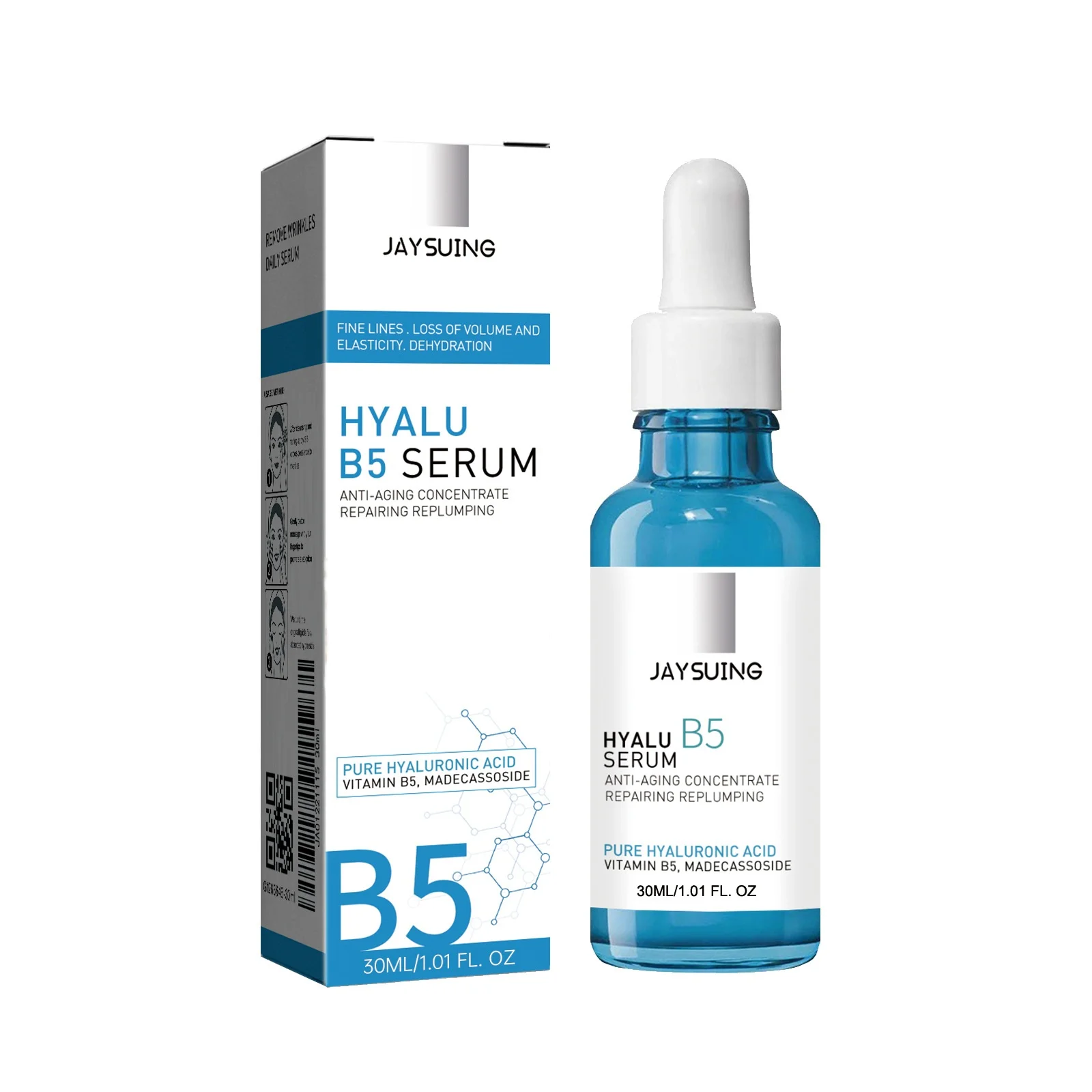 Pure Hyaluronic Acid Serum B5 Anti A-ging W-rinkle Lift Firming Fine Lines Lightening Dark Circle Skin Brightening Face Essence 2