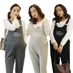 Spring Autumn Maternity Trouser Bib Pant Corduroy Rompers Jumpsuit Pregnancy Clothing Pregnant Women Overall Roupa Gestante