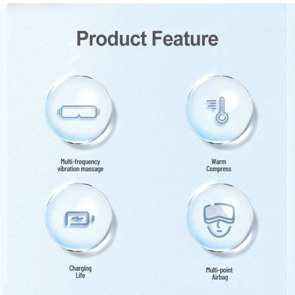 Heating Airbag Massager Vibration Care Compress Bluetooth Temple Eye Massage Relaxation Fatigue Relief Improve_voghion.com