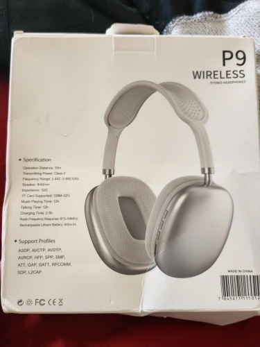 P9 Wireless Bluetooth Headphones With Mic Noise Cancelling