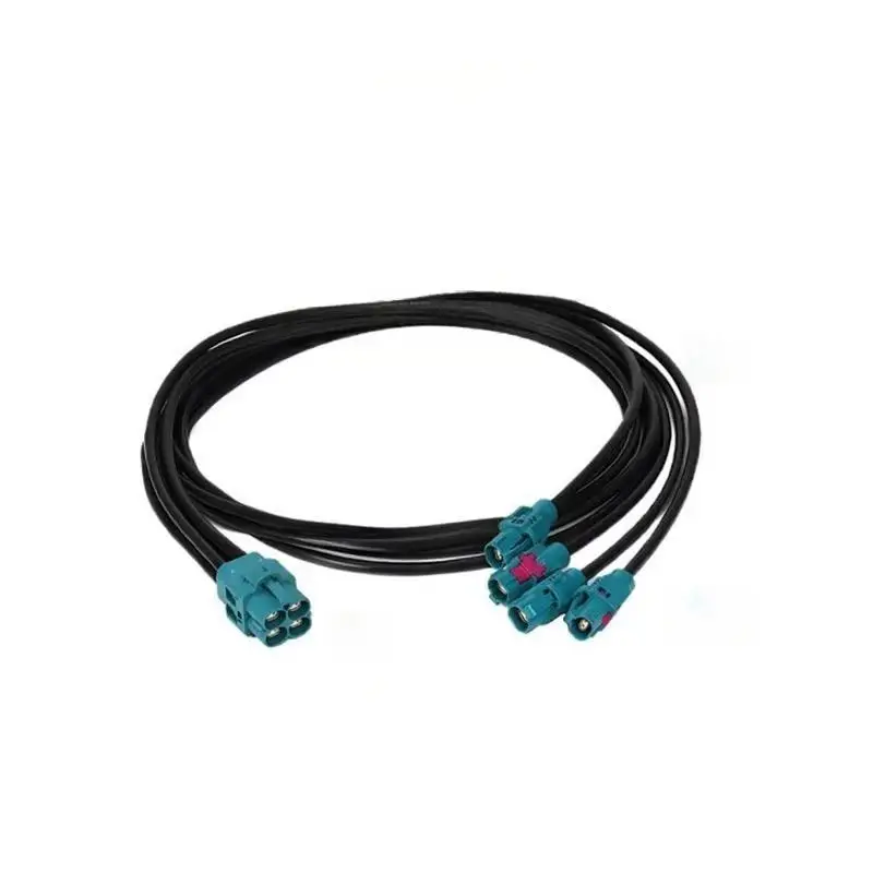 자동차 이더넷 E6K10D H-MTD 쿼드 투 싱글 커넥터 케이블 Ve-NET 2X2 투 1x1 CPA 커넥터 케이블