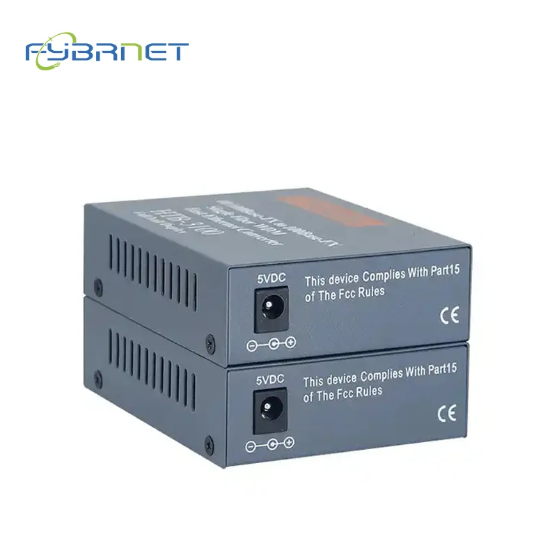 1 Pair HTB-3100 Optical Fiber Single Fiber Converter SC 10/100M Single Mode Single Fiber transceiver media converter