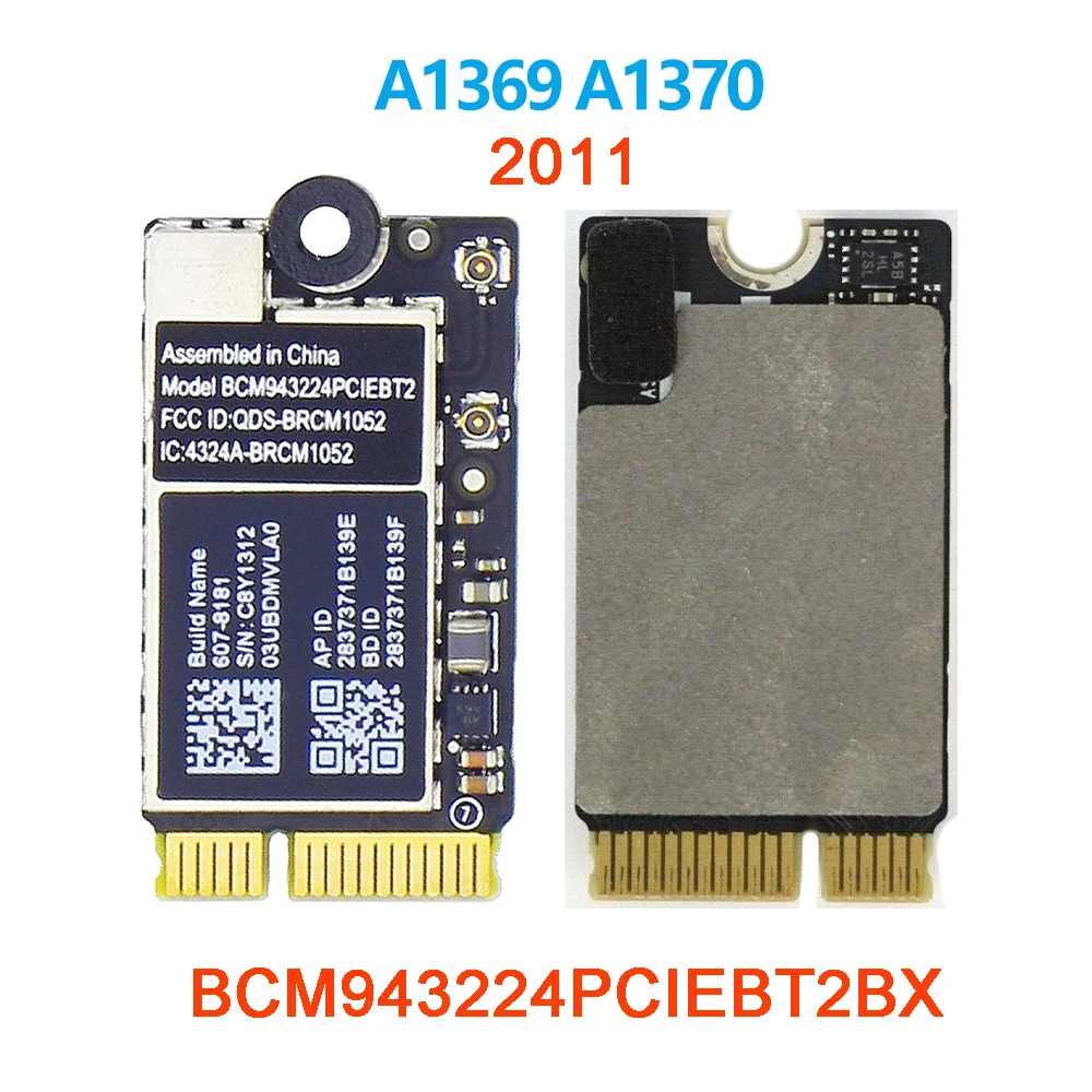Original Wifi Airport Card BCM943224PCIEBT2 BCM94360CS2 For Macbook Air A1369 A1370 A1465 A1466 Wifi Card 2010-Year