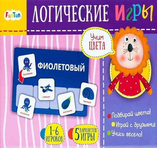 Настольная игра Ранок Логические игры &quotУчим цвета&quot F1205002P |