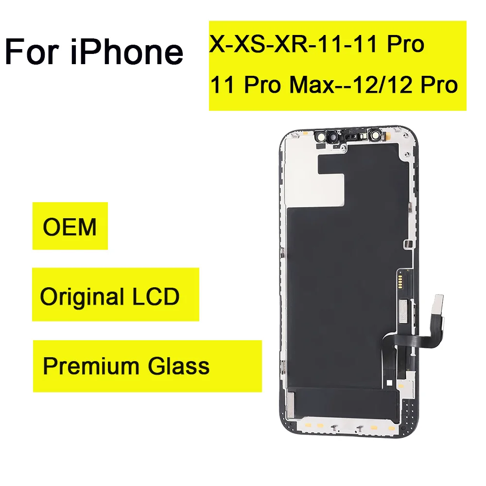 Display LCD Full HD Per IPhone XR Con 3D Touch - Schermo Di Ricambio EFAITHFIX Colore Nero - Kit Strumenti Incluso