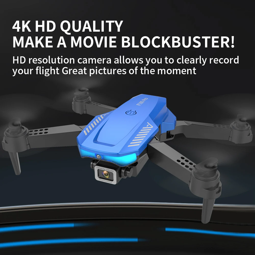 Drone 4k Profession HD Wide Angle Dual Camera Air Pressure Altitude Hold Foldable Quadcopter RC Dron Real-time Helicopter Toys scale rc helicopters