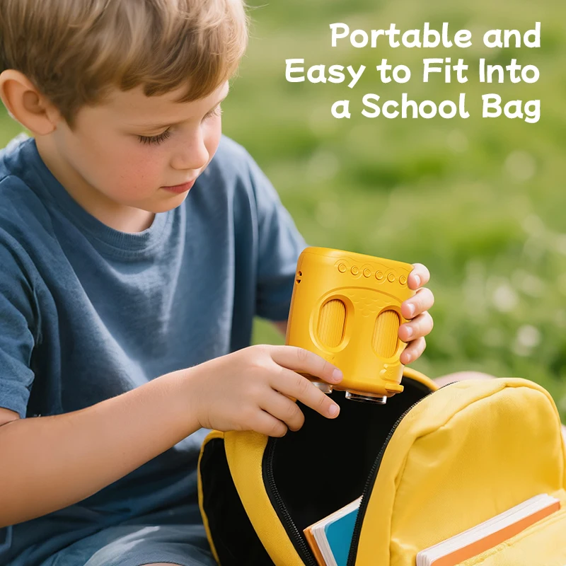 2-in-1 어린이 현미경 망원경 2.0인치 1000배율 HD 휴대용 교육용 망원경 어린이 생일 축제 선물 과학 재미있는 장난감