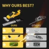 Cordless Hedge Trimmer 2 in 1 Handheld Grass Shears Shrub Trimmer Bush Trimmer Garden Tools for Dewalt 20V Battery (No Battery) 6