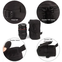 Sac d'objectif d'appareil photo de luxe, pochette pour objectif Canon Nikon Sony Olympus Fuji DSLR, accessoires de photographie, sac à bandoulière 3