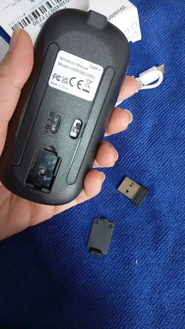 Wireless Bluetooth 2.4GHz RGB Mouse Rechargeable Silent photo review