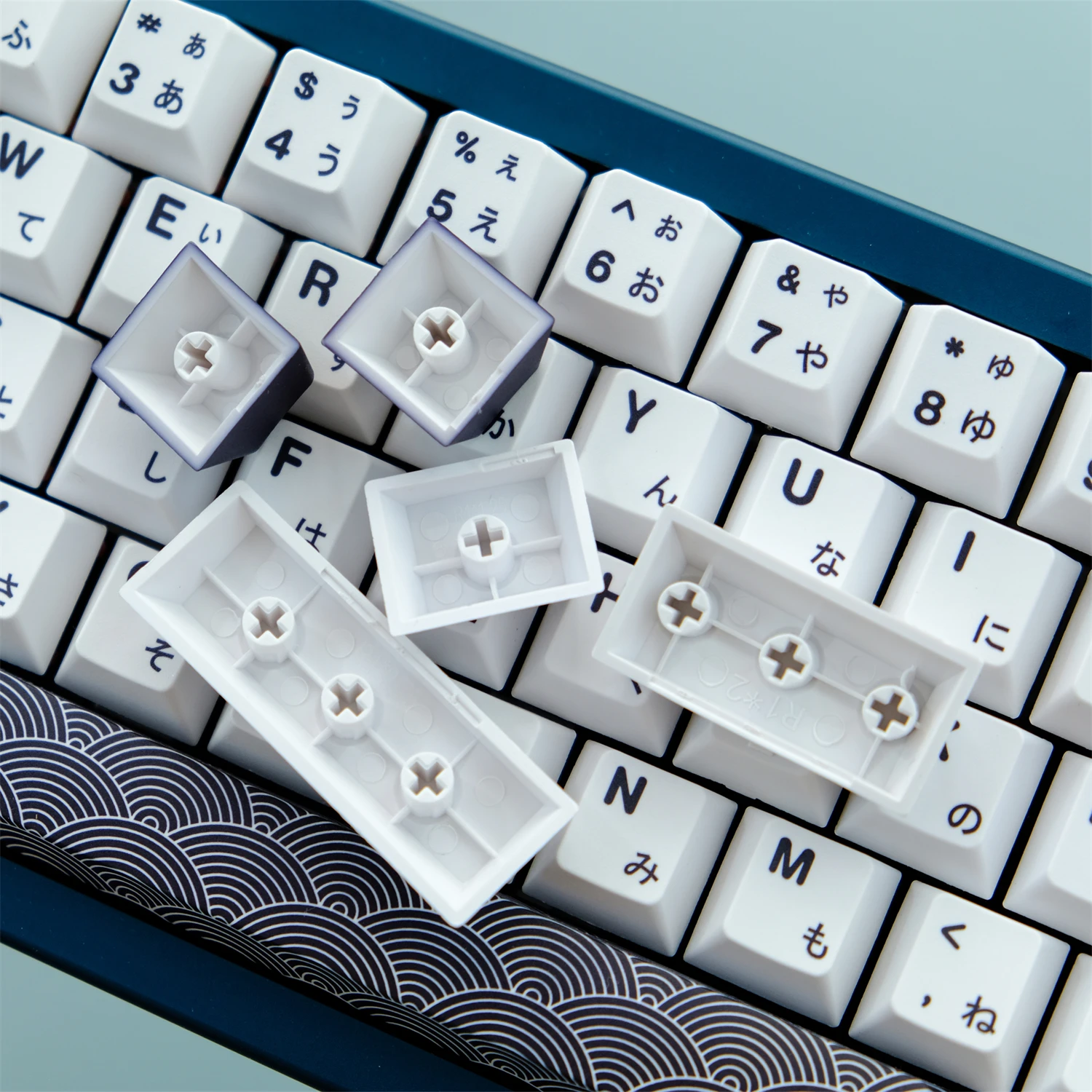 Chaves Gmk Remen Keycaps Japonês Kaminarimon Keycap Cereja Perfil Pbt Tintura Sublimação Teclado Mecânico para mx Swit 129 - Imagem 5
