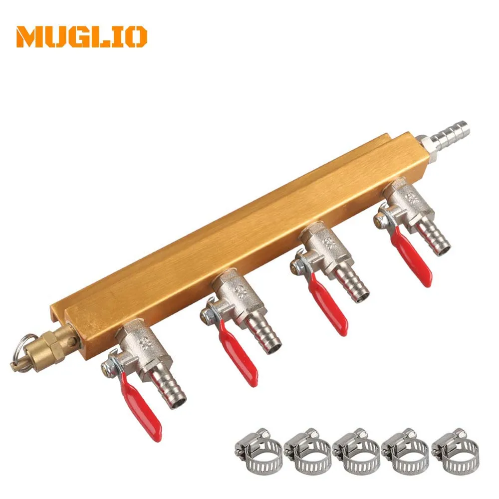Gas-Manifold-Beer-Air-Distributor-CO2-Manifold-4-Way-5-16-Barb-CO2 ...