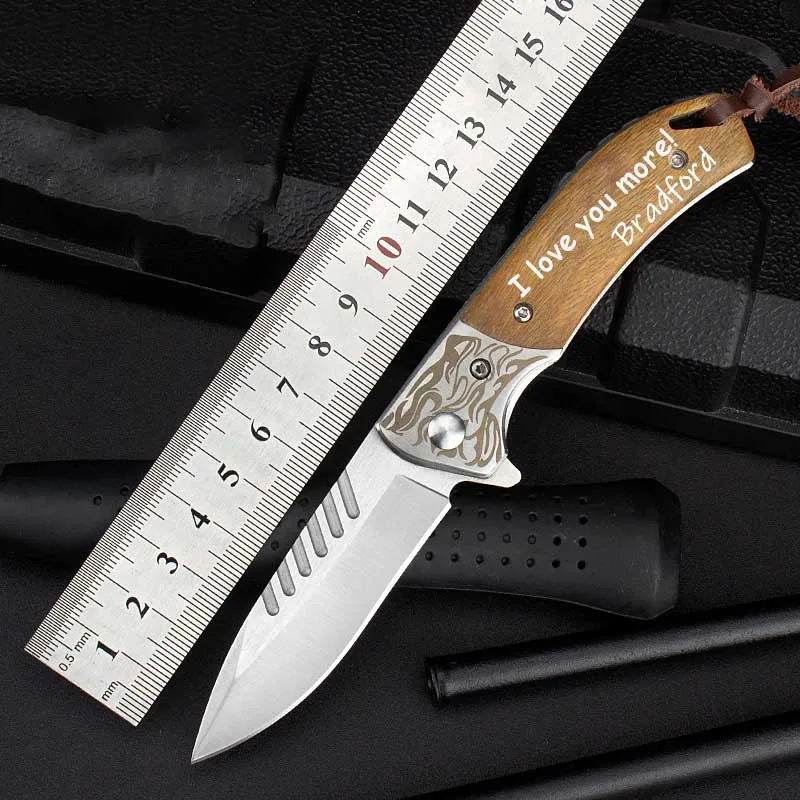 

D2 steel high hardness folding knife camping survival knife tactical outdoor folding knife