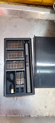 75 in 1 Precision Electric Screwdriver Set with 71 Magnetic Phillips Torx Bits 3 LED Lights Multifunctional Power Repair Tool photo review