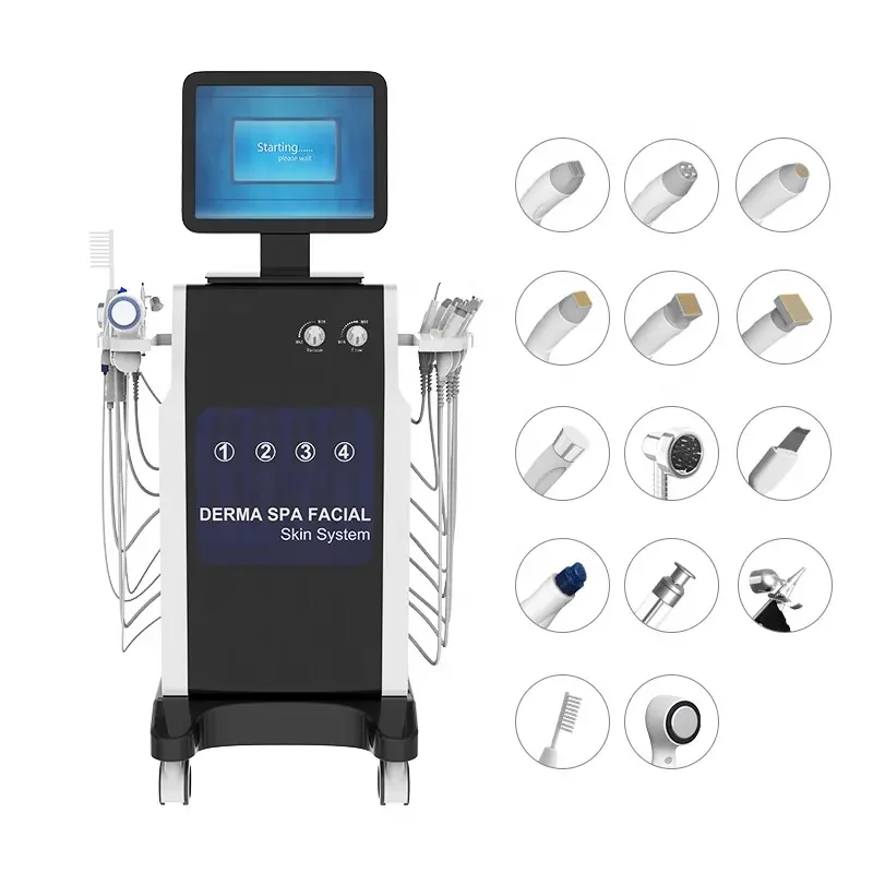 15 in 1 Hydra Beauty Skin Facial Management Deep Cleaning Blackhead Removal Machine and Skin Tightening