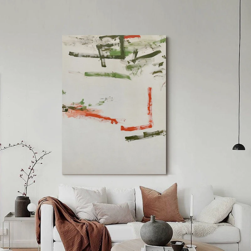 

Hand Painted Contemporary Minimalist Oil Painting Art Wall Abstract Art, Home Wall Large Painting Art, Living Room Wall Decor
