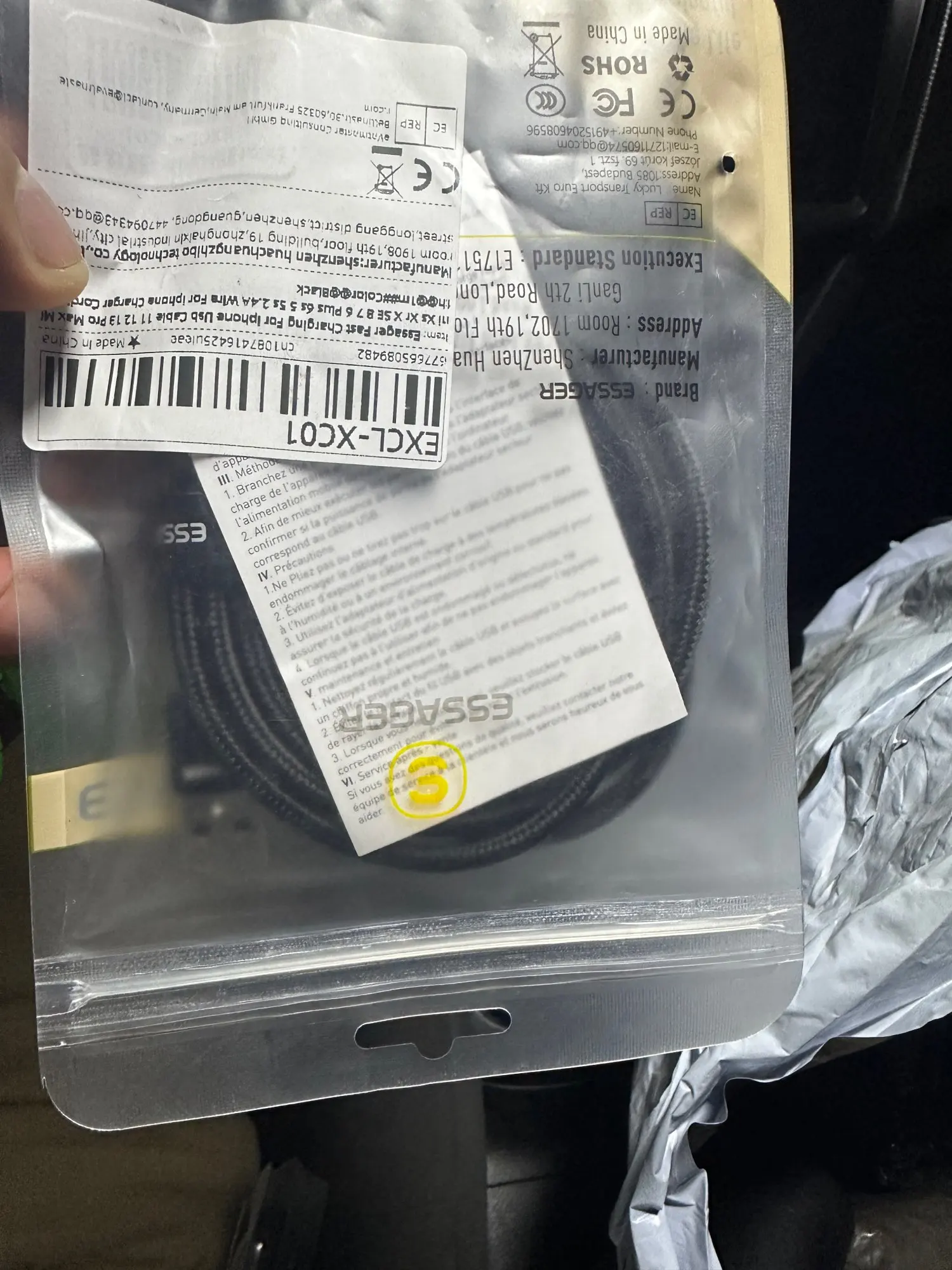 Essager Fast Charging For iPhone Usb Cable 11 12 13 Pro Max Mini Xs Xr X SE 8 7 6 Plus 6s 5 5s 2.4A Wire For iPhone Charger Cord photo review