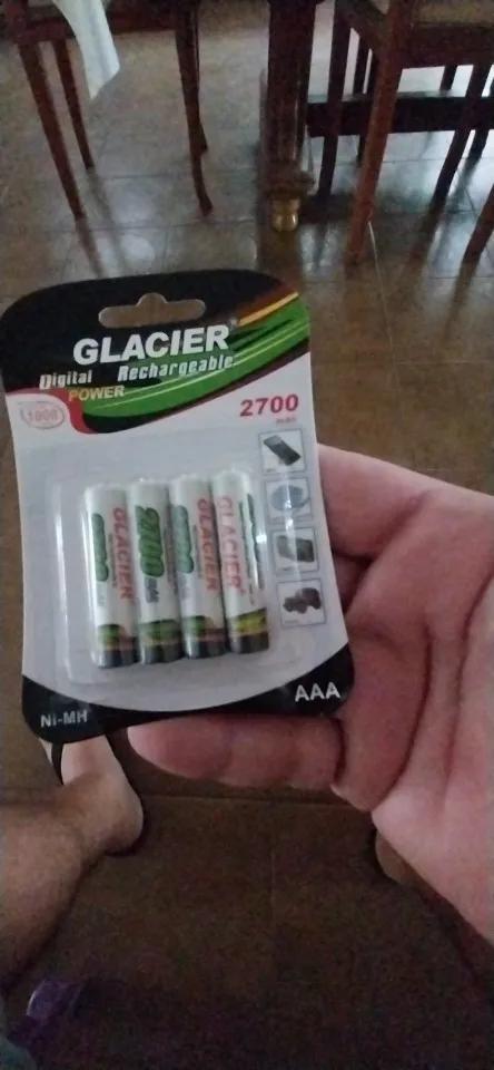 4 Pilhas Recarregável AAA 2700 No Blister Ideal Para Varios Aparelho recarregavel photo review