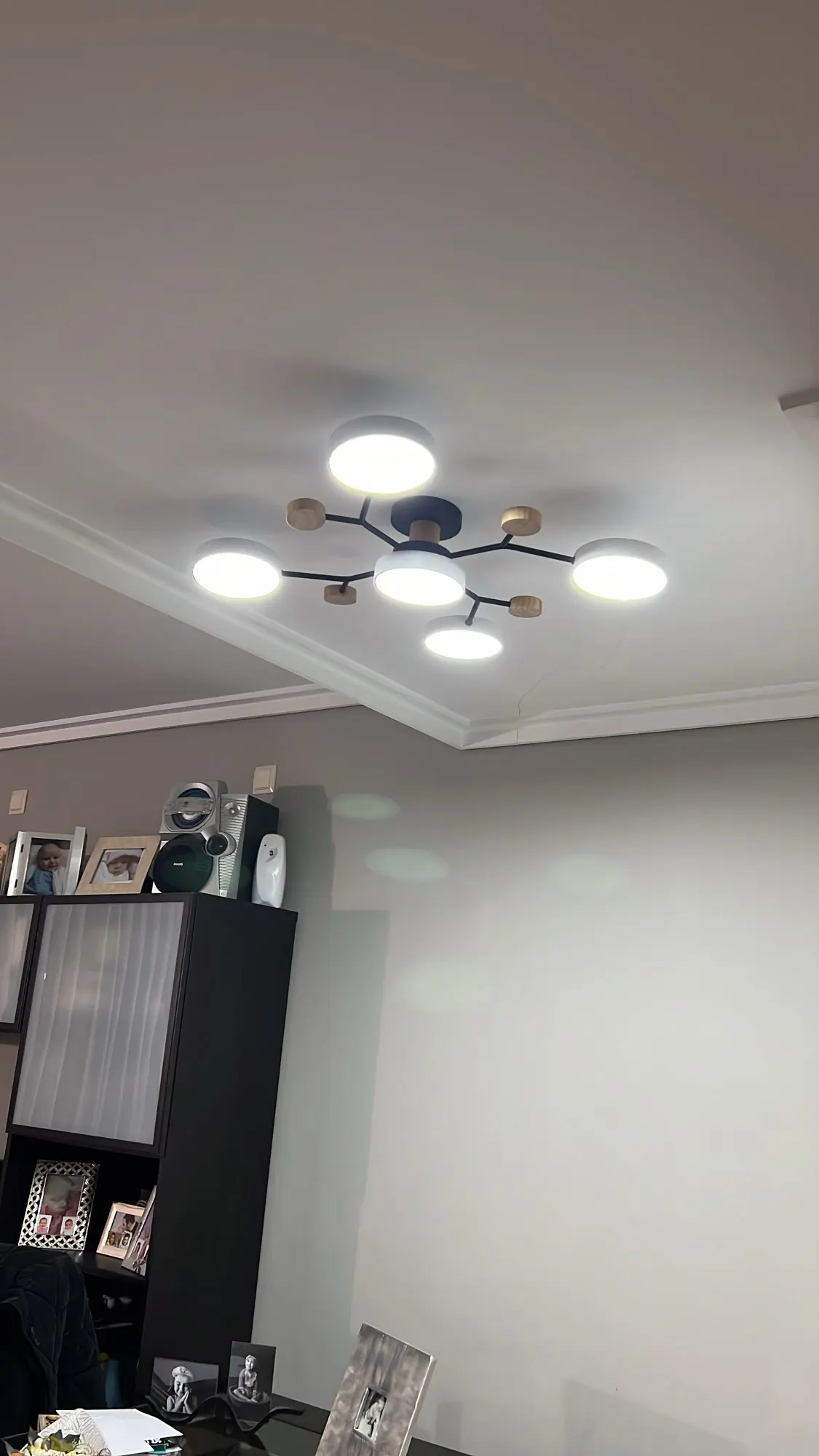 Modern LED Chandelier for Living Room, Bedroom & Study photo review
