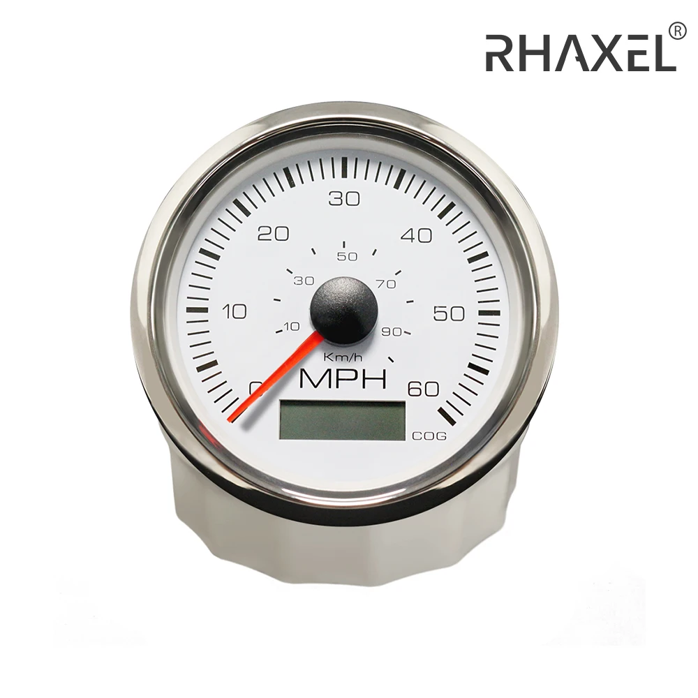 Rhaxel 85mm Gps Speedometer 035mph 060mph 080mph With Cog Compass