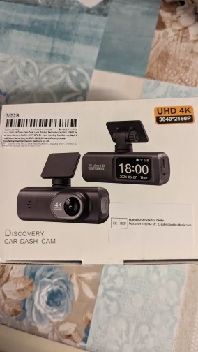Dash Cam 4K UHD Recording Car Camera DVR Night Vision Video Recorder Built-In Wi-Fi Support GPS 24H Parking photo review