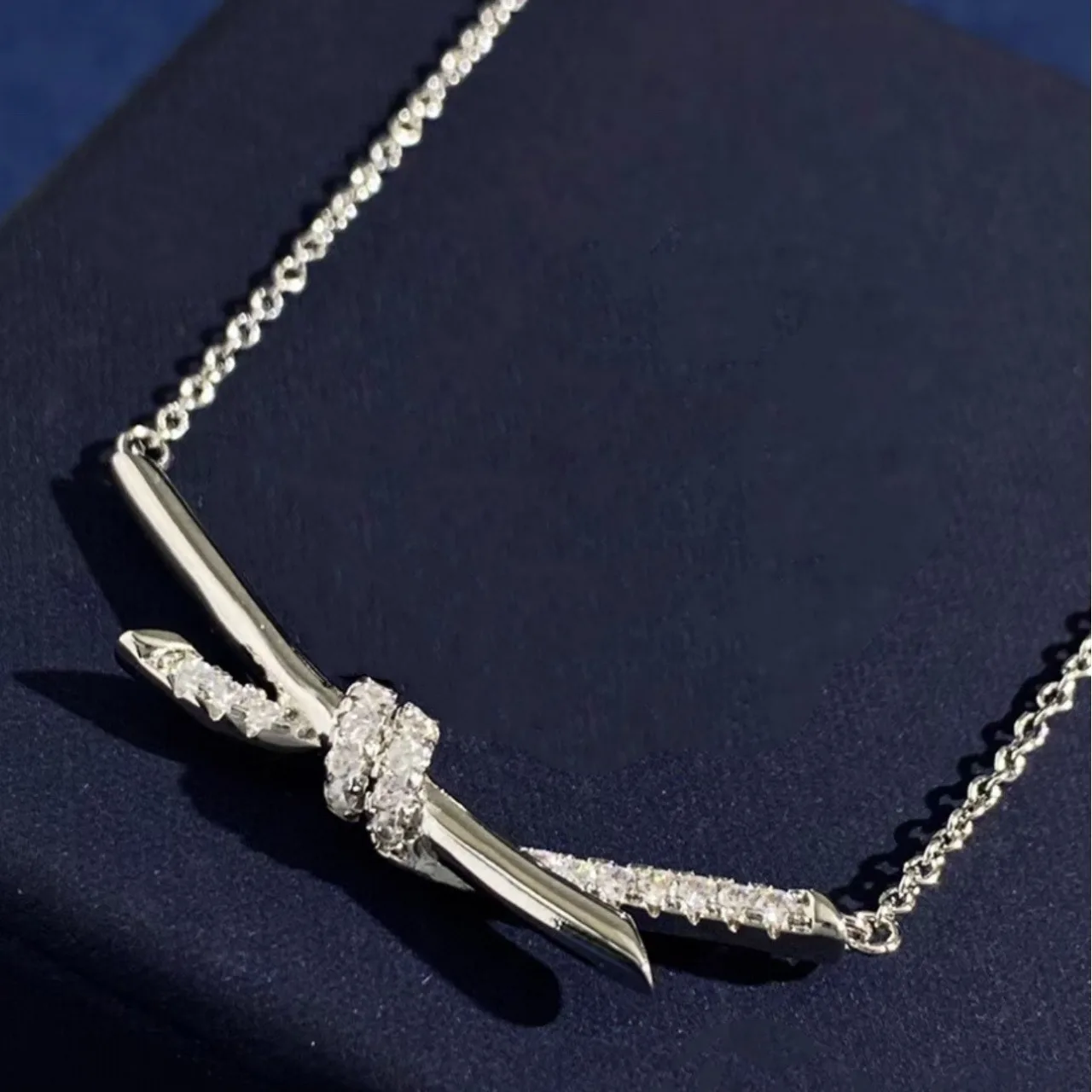 

S925 Sterling silver Luxury Jewelry tif Charm women's necklace 18k gold plated Butterfly pendant holiday gifts Free Shipping