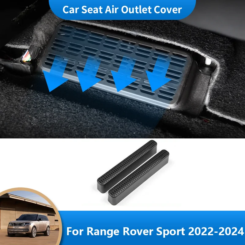 Per Range Rover Sport L461 Mk3 2022 2023 2024 Car Air Outlet Trim Car Under Seat Riscaldatore A Pavimento Condizionatore D'Aria Vent Outlet Cover