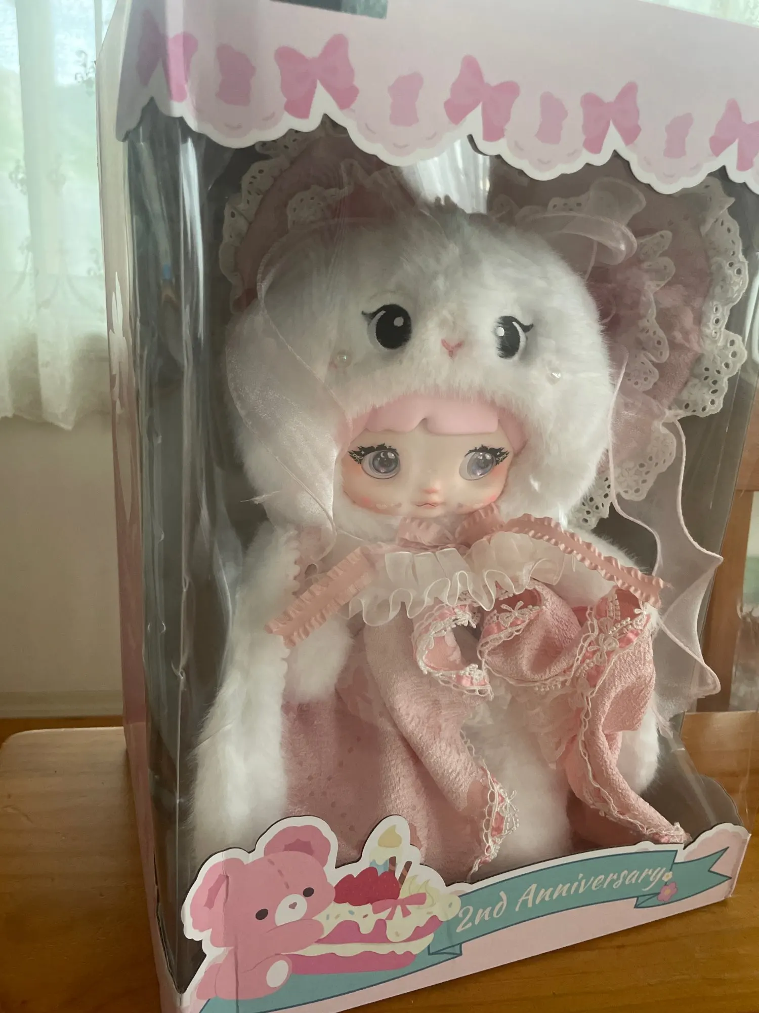 New Genuine Nommi-2nd Anniversary 400% Vinyl Face Plush Hanging