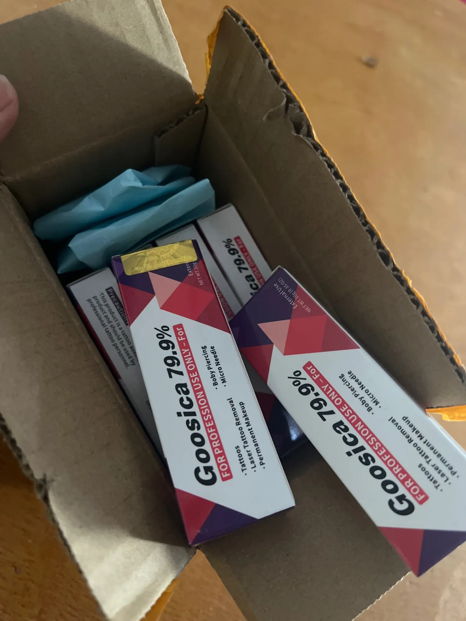 79.9% Original Goosica Multipurpose Numbing Ointment for Microblading/ Laser / PMU / Piercings / Waxing/IPL treatment photo review