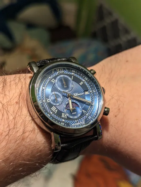 Chenxi 976 Men's Leather Chronograph Quartz Watch - Luminous photo review