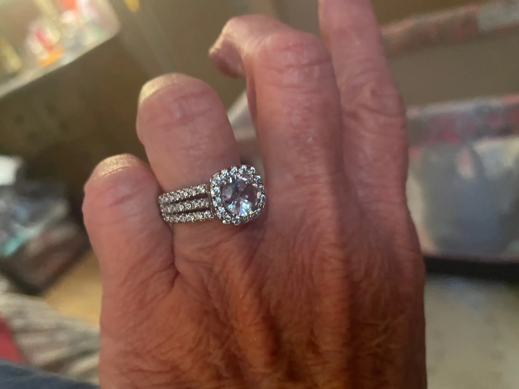 2024 New Arrival Luxury Silver Color Eternity Band Ring for Women Anniversary Gift Jewelry Wholesale R8444 photo review