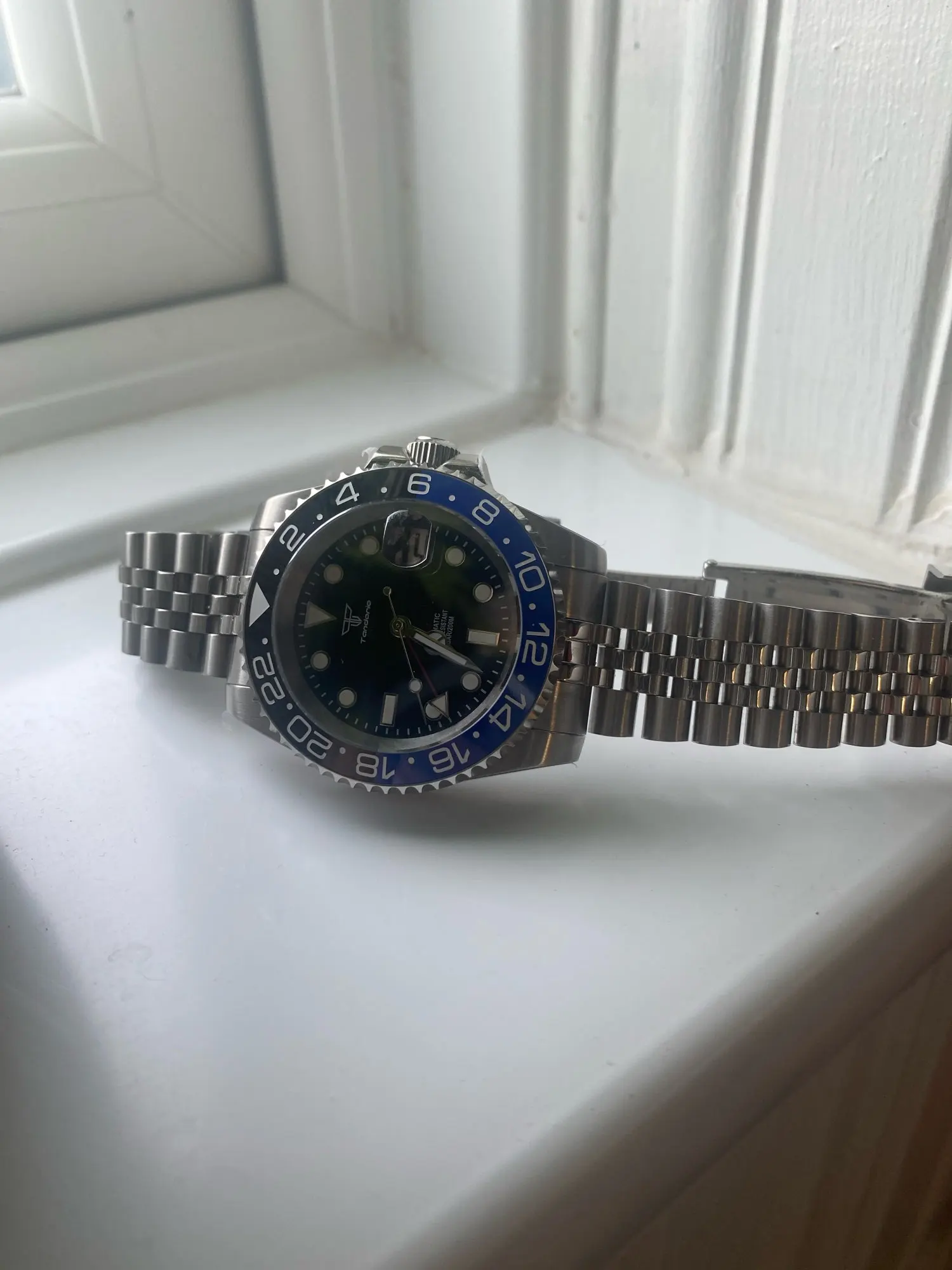 Tandorio NH34A GMT Watch T291 40mm 20Bar Sapphire Ceramic photo review