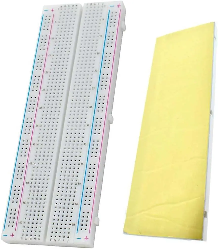 Actecom Placa de pruebas MB102 para Protoboard de MB-102, placa de pruebas PCB de 830 puntos sin soldadura, desarrollo de prueba de prototipo