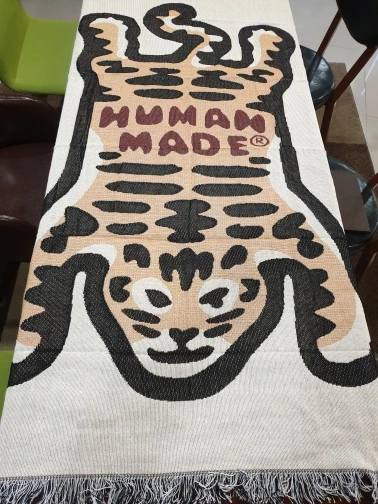 Human Made Tiger Blanket – Woven Tapestry for Home Decor