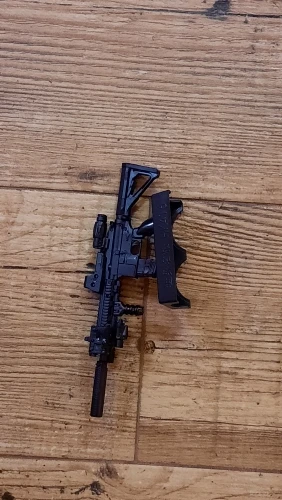 1:6 PUBG M416 HK416 Rifle Assembly Gun Model Assembling Puzzles Building Bricks For Action Figure