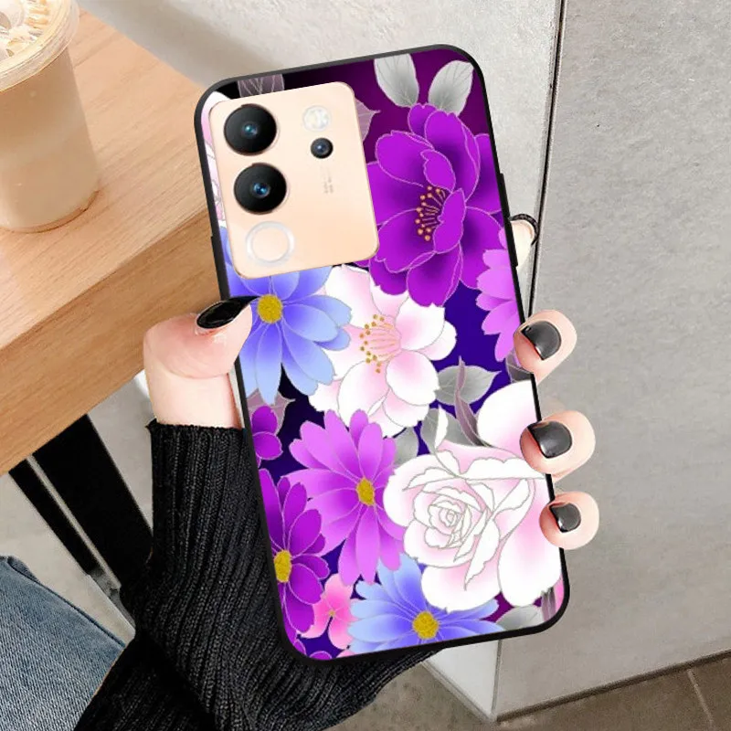 Sleek Black Soft Silicone TPU Protective Phone Case
