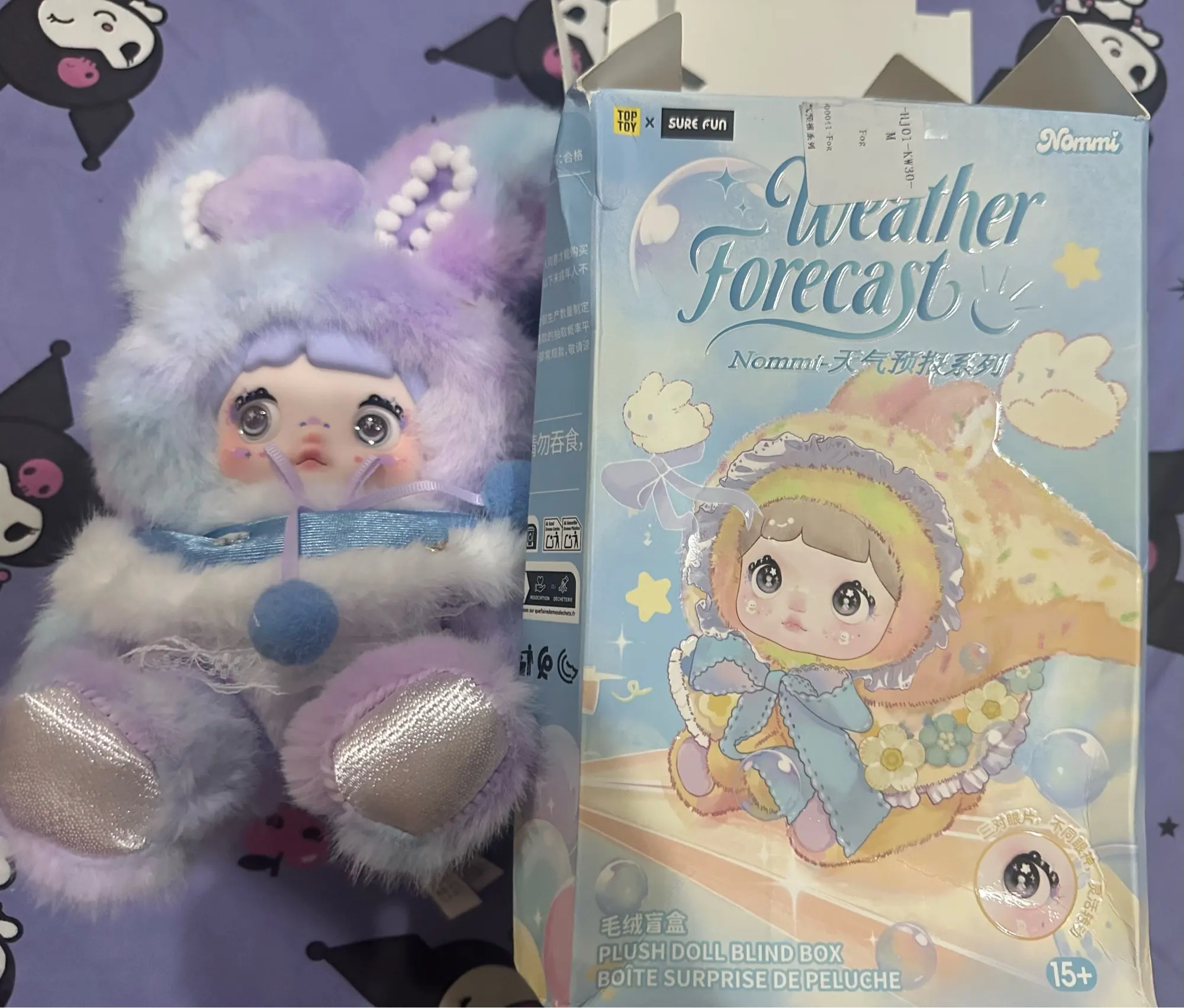 Nommi Weather Forecast Trendy Vinyl Face Blind Box Plush Doll