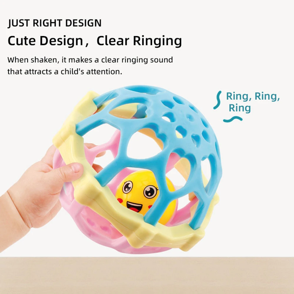Baby toys，Baby rattle, fine motor and sensory toy, Suitable for infants aged 3, 6, 9, and 12 months 4