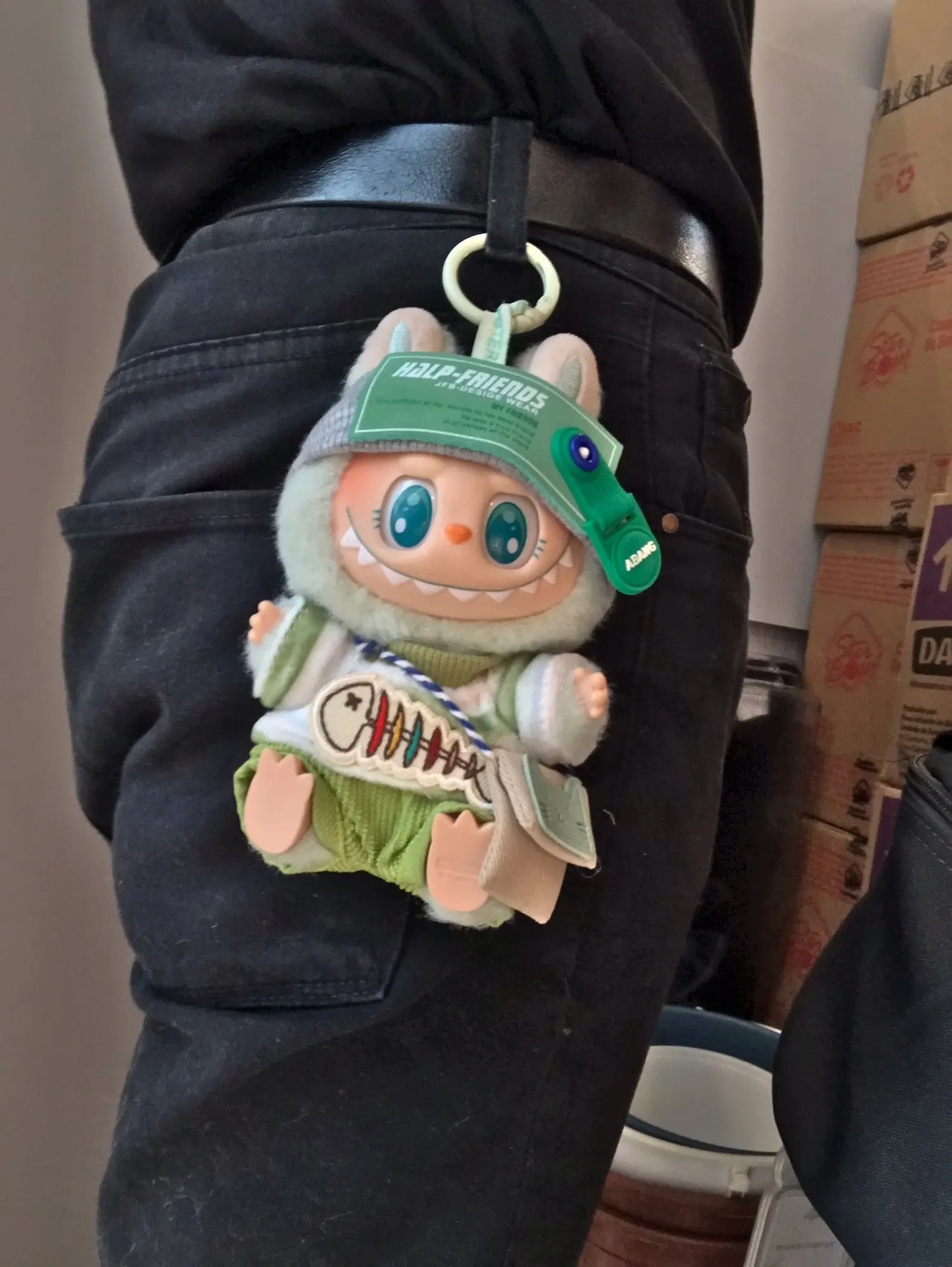 Labubu Doll Clothes: 15/17CM Idol Kpop Green Outfit Set with Bag & Accessories photo review