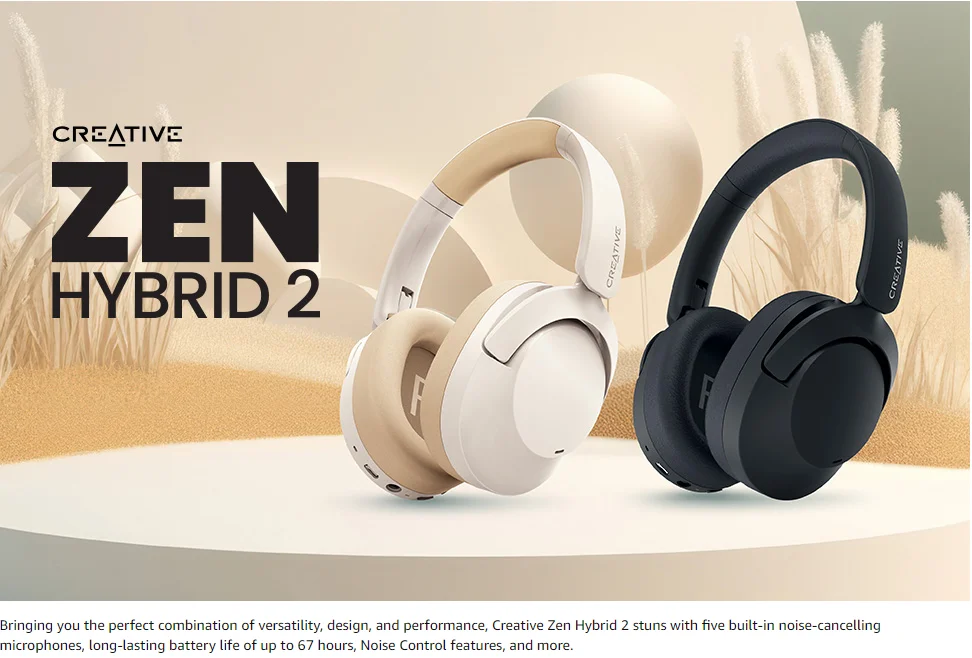 CREATIVE ZEN HYBRID 2 ヘッドフォン Creative Zen Hybrid 2 Wireless Over-ear Headphones with