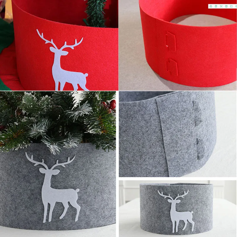 Collare Per Albero Di Natale In Tessuto Naturale - 68,6 Cm Di Diametro - Copribase Rustico Per Albero, Barriera Per Animali Domestici