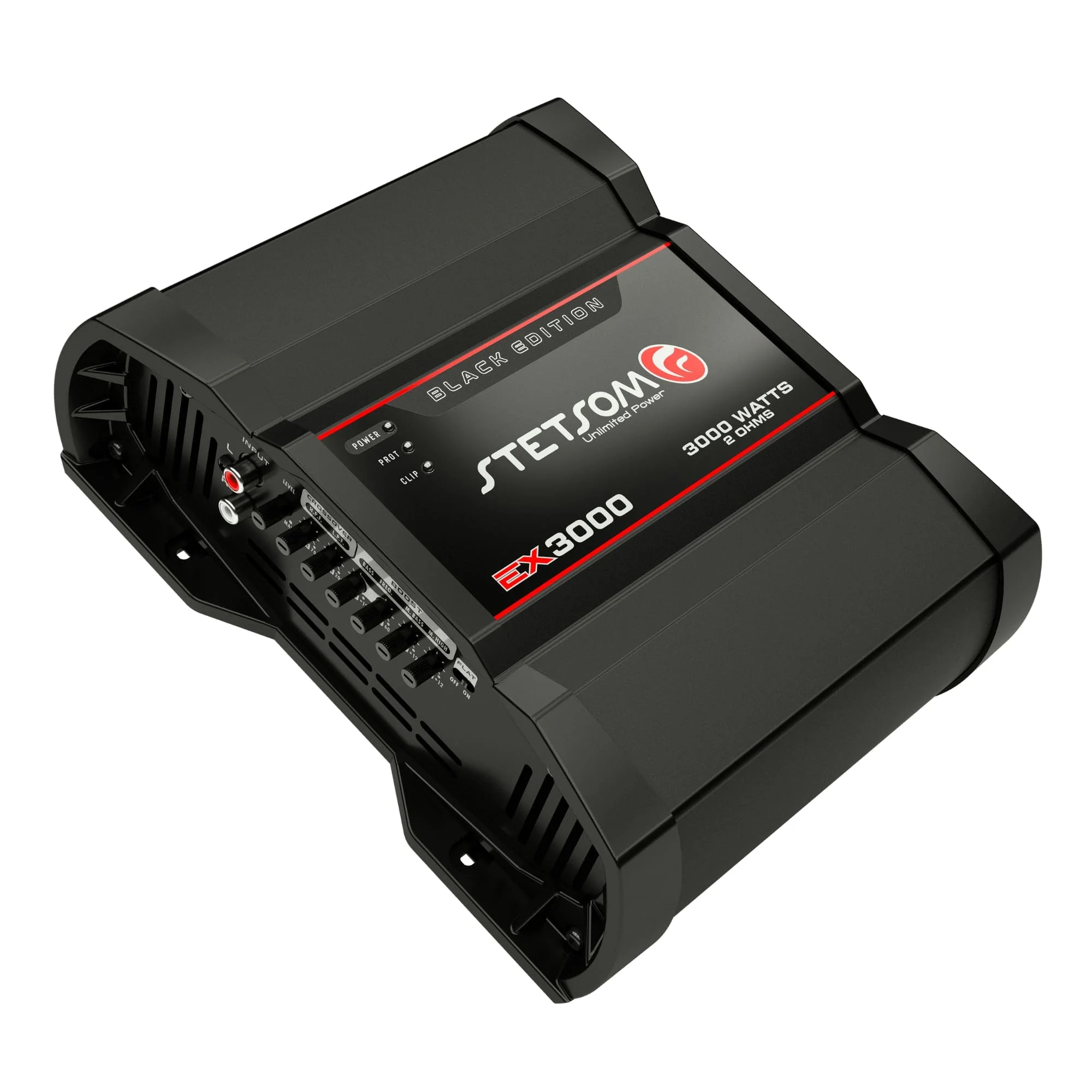 Stetom ex 3000ブラックエディション3000w rms 01チャンネル2オーム 