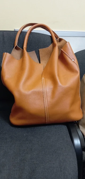 Soft Leather Commuter Tote Bag photo review