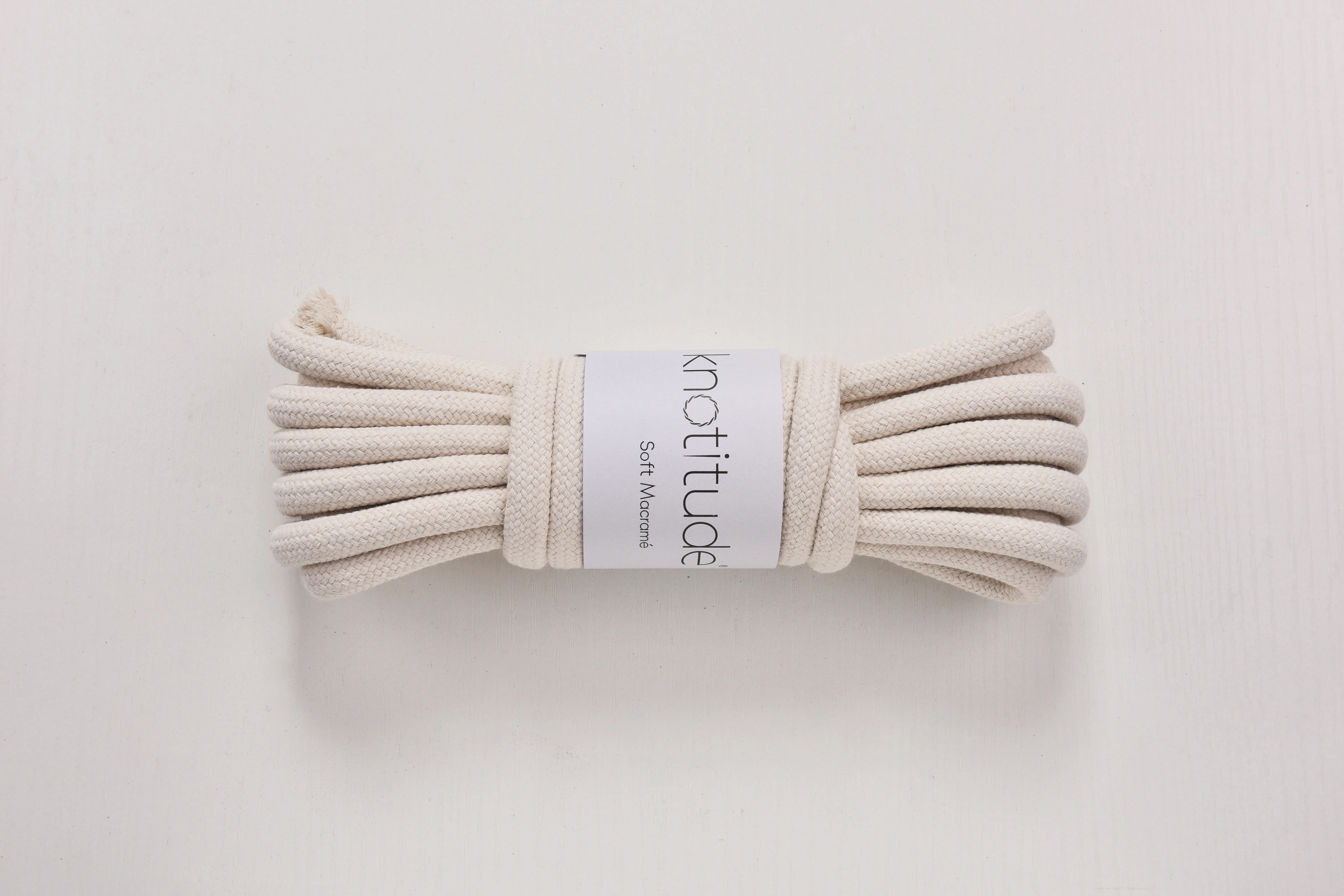 Thick Natural Cotton Braid Rope - 10mm, 5m Bundle