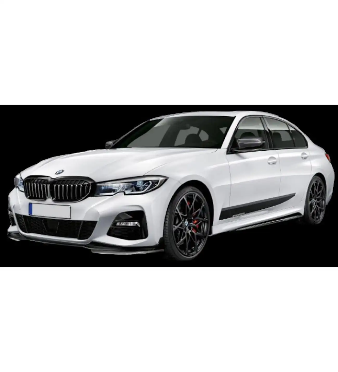

For Bmw 3 Series G20 2019 - 2021 Compatible Maxton Style Front Lip Plastic Splitter - Body Kit Racer Rocker Hot New Stylish