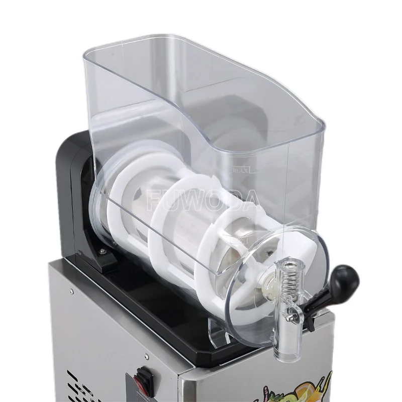 220V/110V Single Tank Slushy Machine 570W Snow Melting Machine Commercial Juice Smoothie Slush Maker